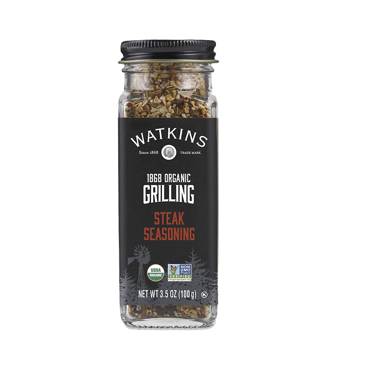 Watkins, Organic Seasoning Steak Grilling, Case Of 3, 3.5 oz