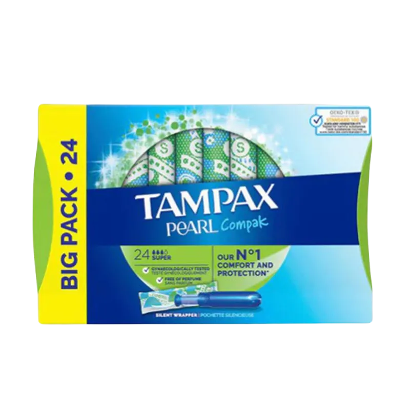 Tampax Pearl Compak Super Green 24s