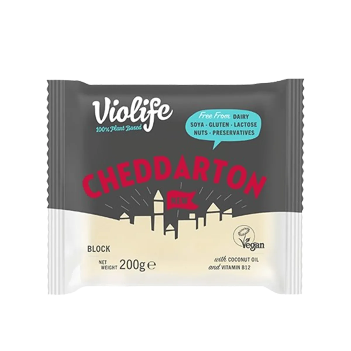 Violife Cheddarton Cheddar Cheese 200g