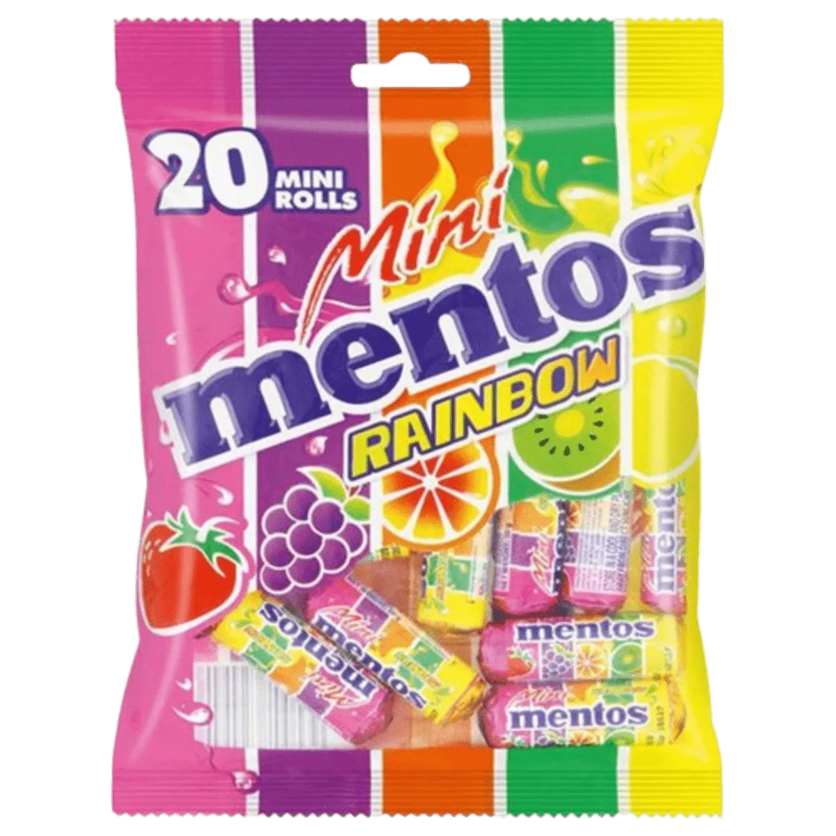 Mantos Candy Rinbow Pouch 24pices 240G