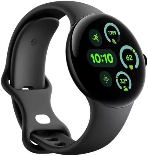 Google Pixel Watch with  Avec Fitbit | GA03119-US | Matte Black