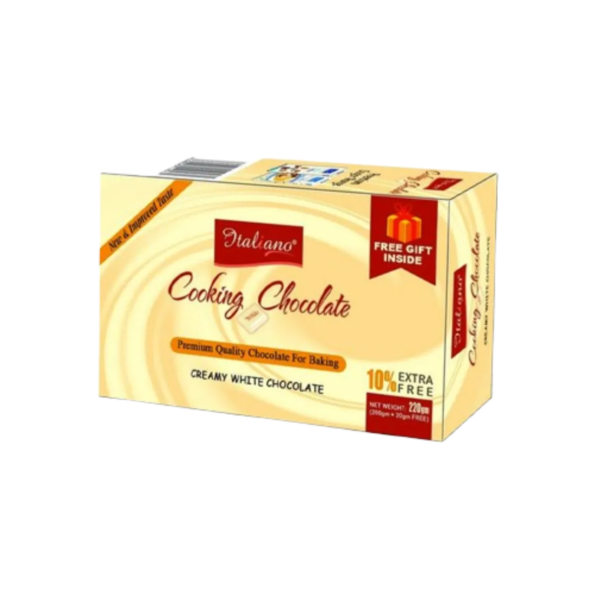 Italiano Cooking Chocolate Creamy White CHocolate 200g