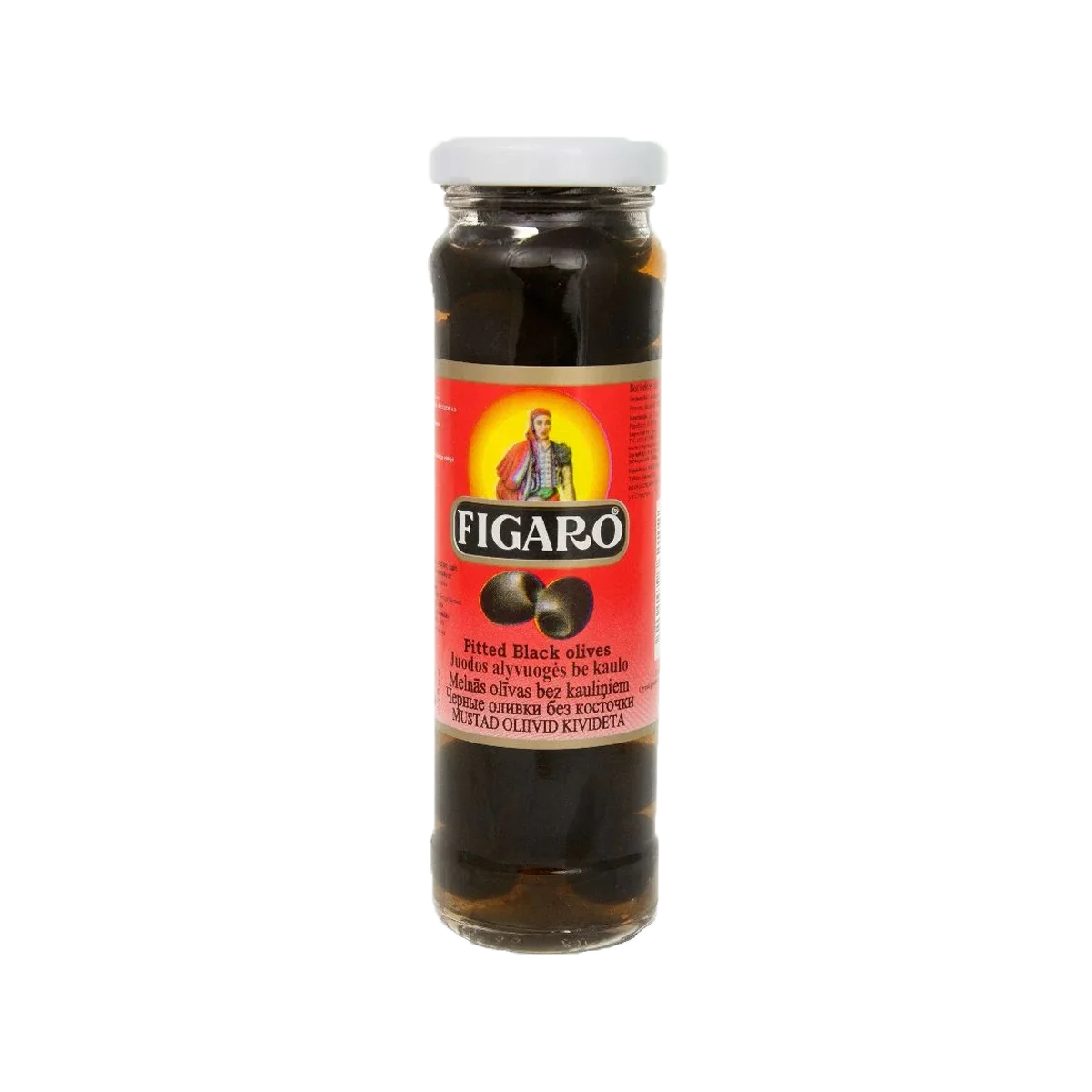 Figaro Black Olives Plain 340g