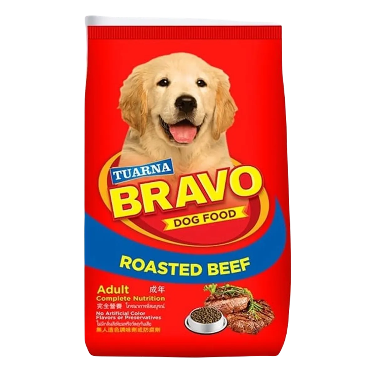 Tuarna Bravo Dog Food Roasted Beef 1300g