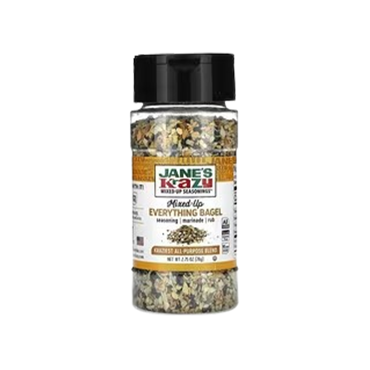 Jane`s, Everything Krazy Not Just For Bagel, Case Of 12, 2.75 oz