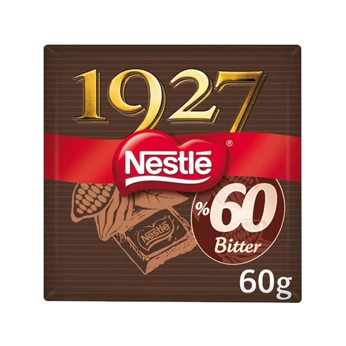 NESTLE 1927 KARE 60 GR.%60 BİTTER 60g