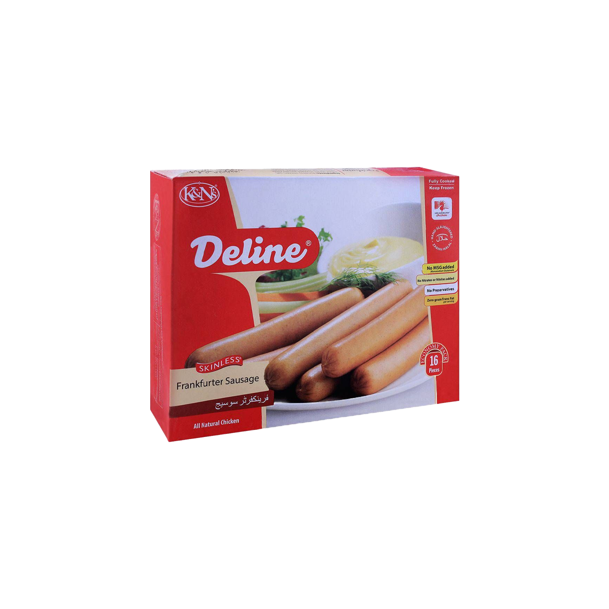 K&N's Frankfurter Sausage 6Pcs 720G