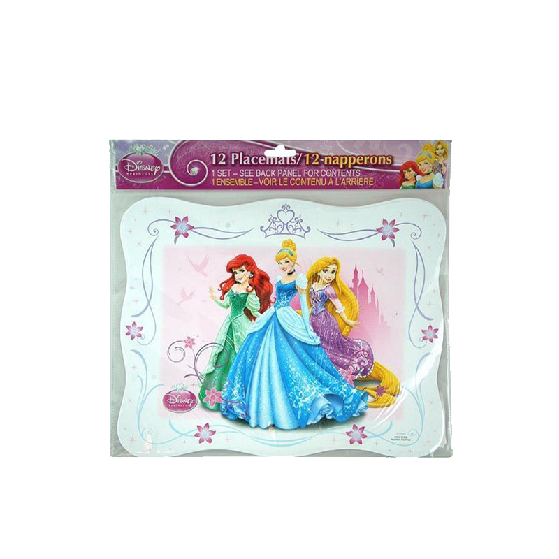 Disney Princess Paper Placemats 12/ct