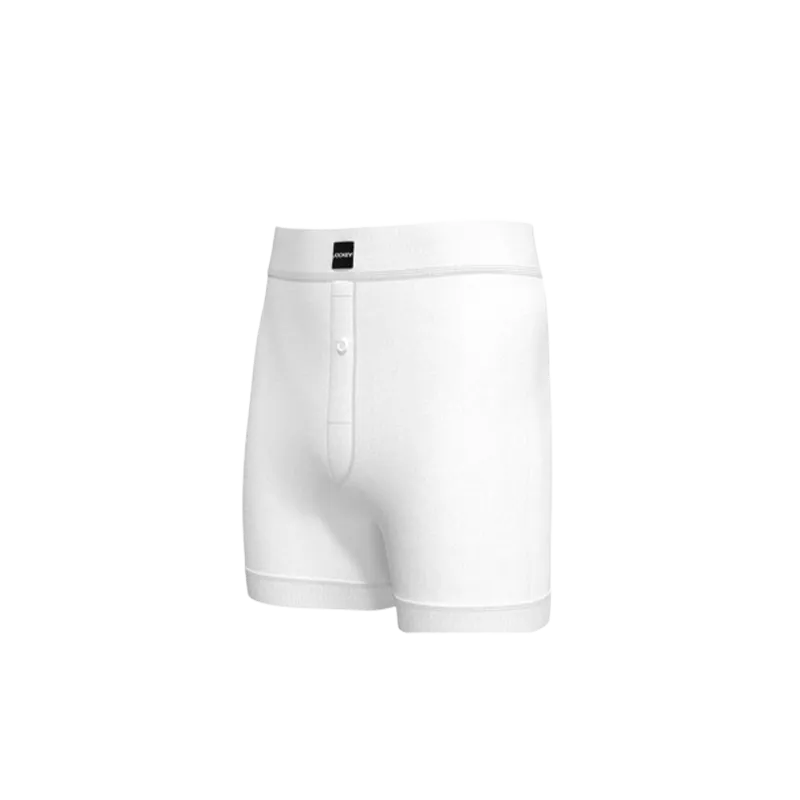 Jockey Men Boxer Short Size S White 1105