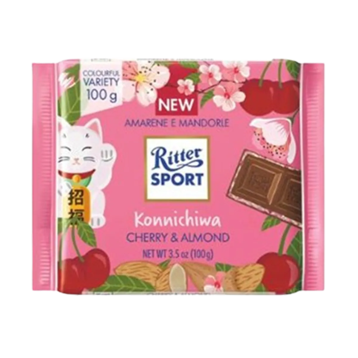 Ritter Sport Konnichiwa Cherry& Almond 100g