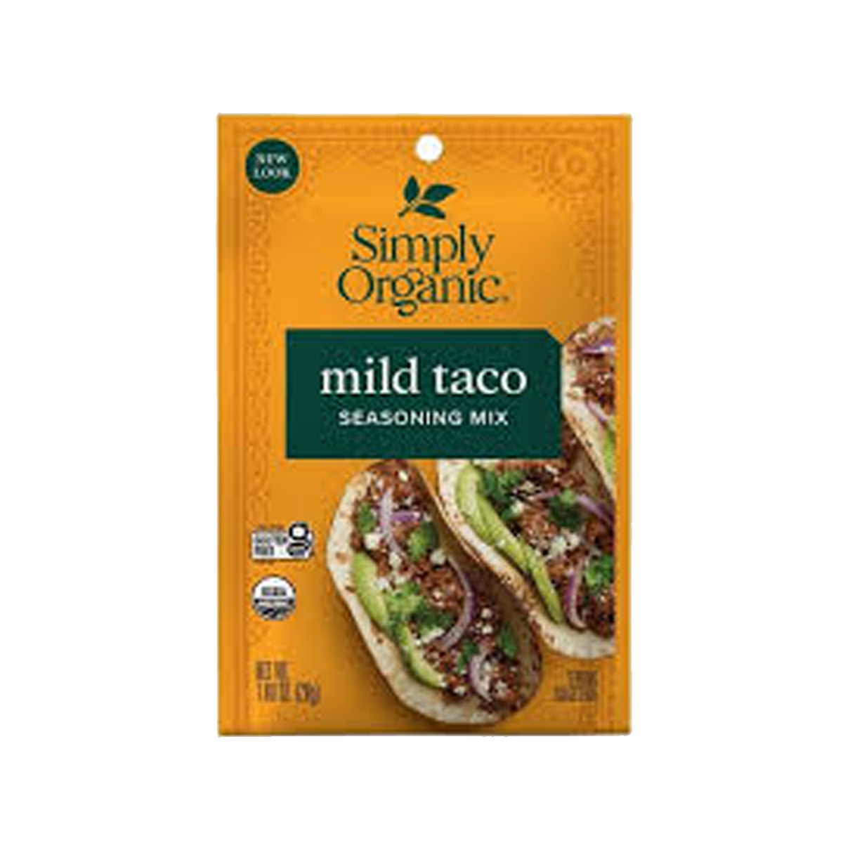 Simply Organic, Mild Taco Seasoning Mix, Case Of 12, 1 oz