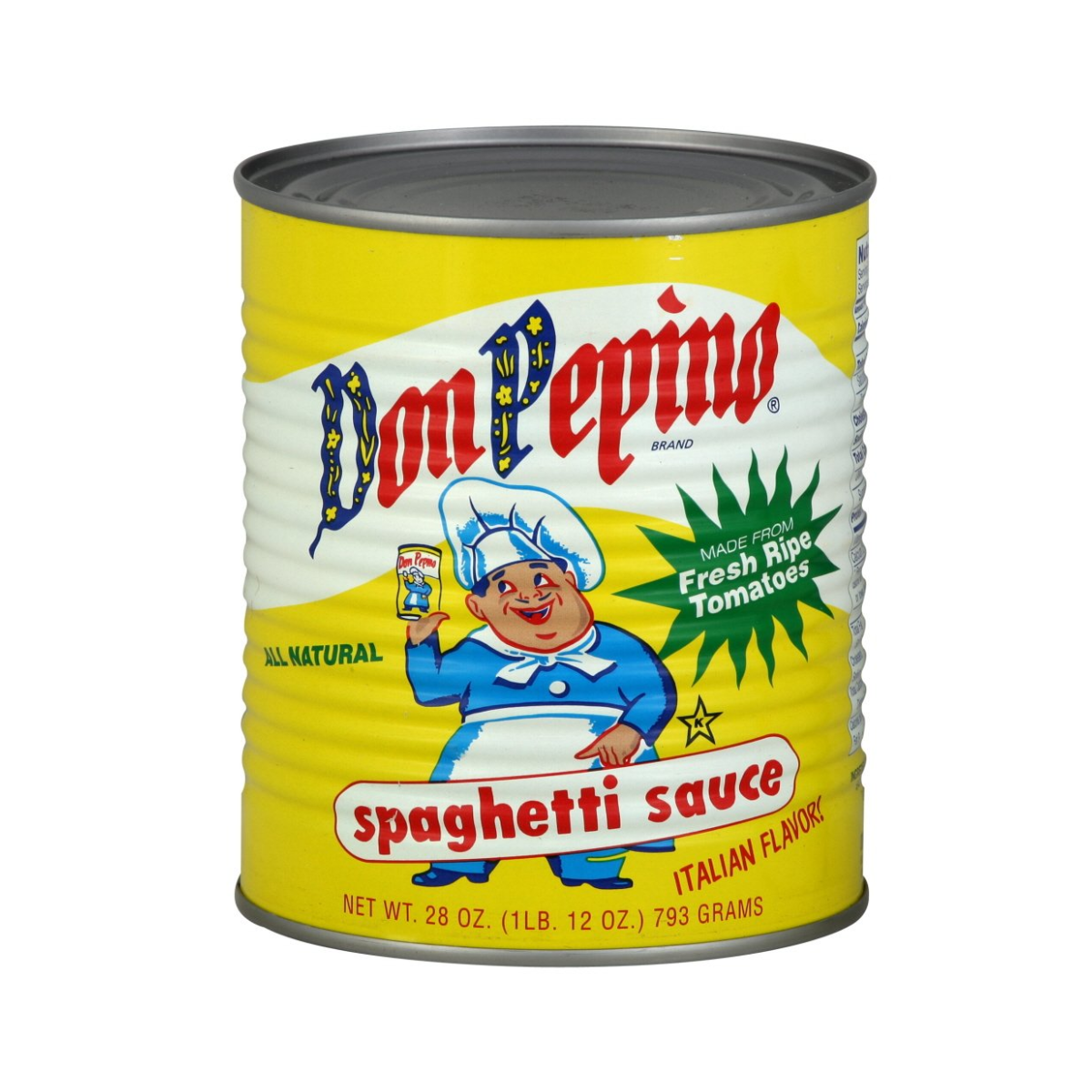 Don Pepino, Tomato Sauce Spaghetti, Case Of 12, 28 oz