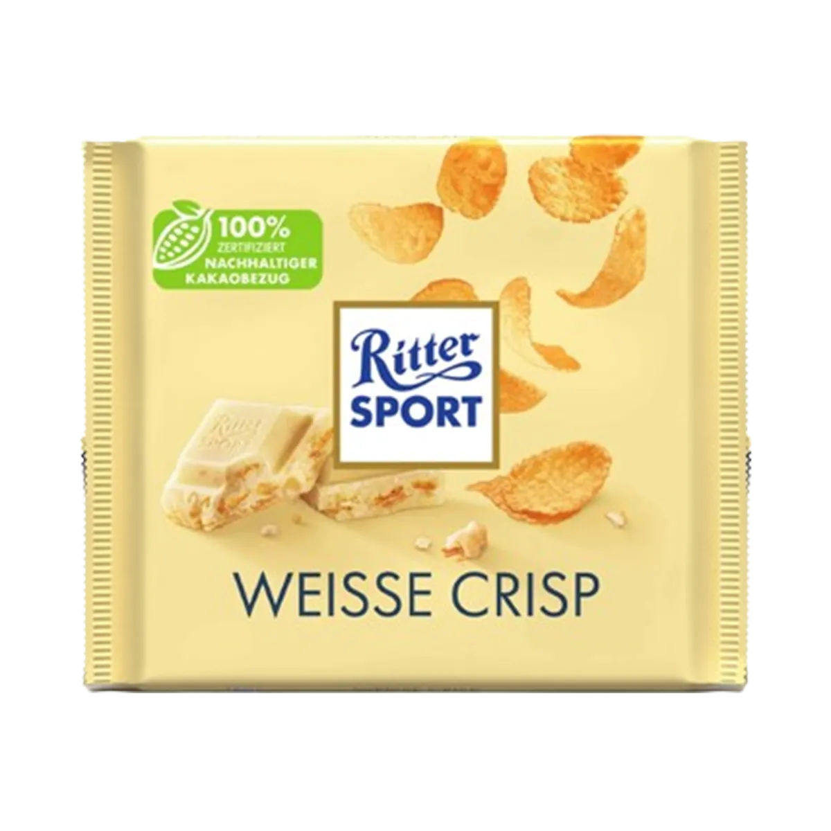 Ritter Sport Chocolate Weisse Crisp Tafel Bar 250g