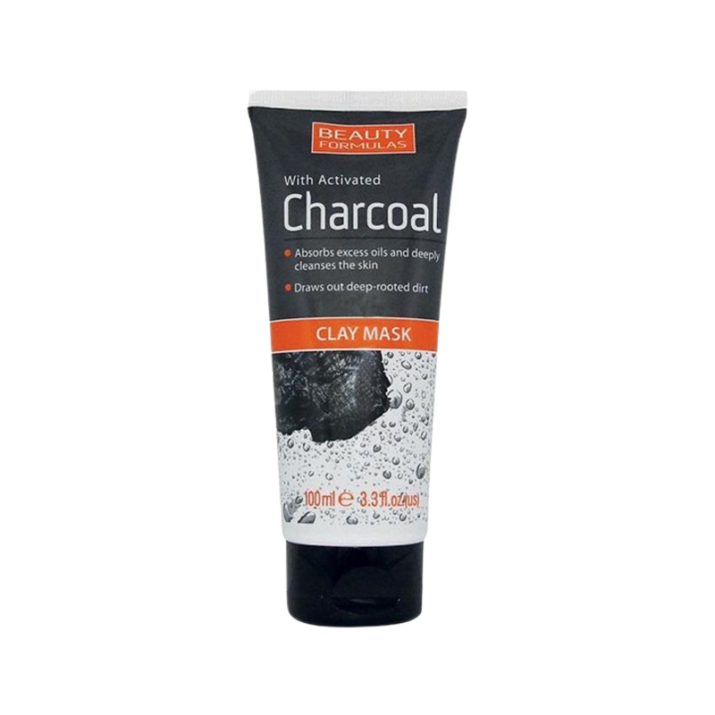Beauty Formulas With Activated Charcoal Clay Mask