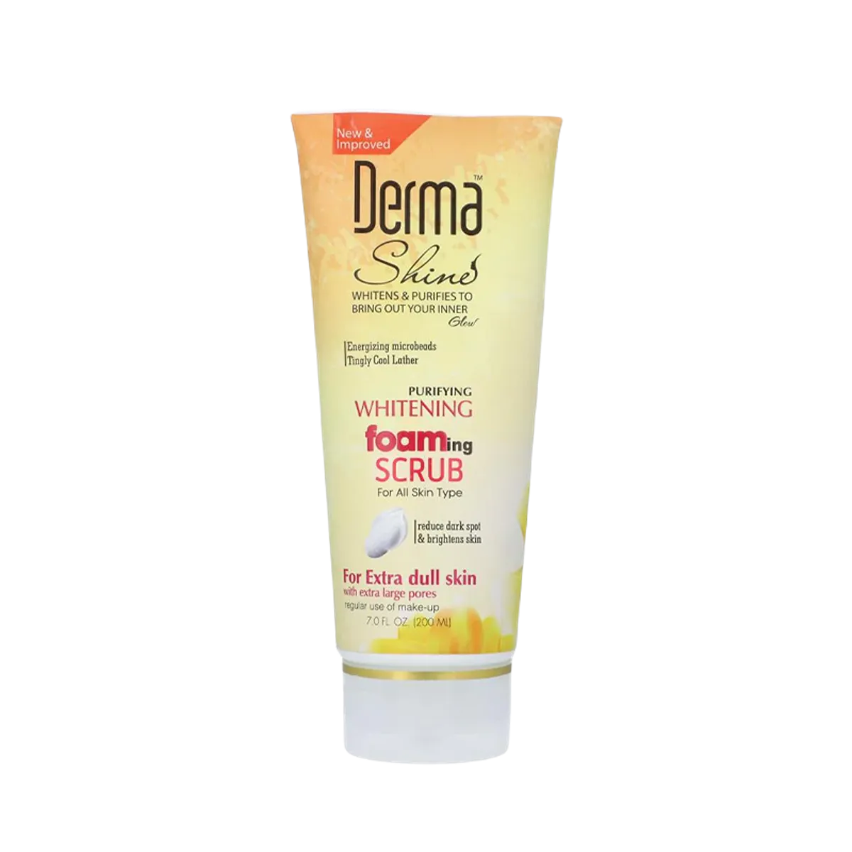 Derma Shine Whitening Foaming Scrub