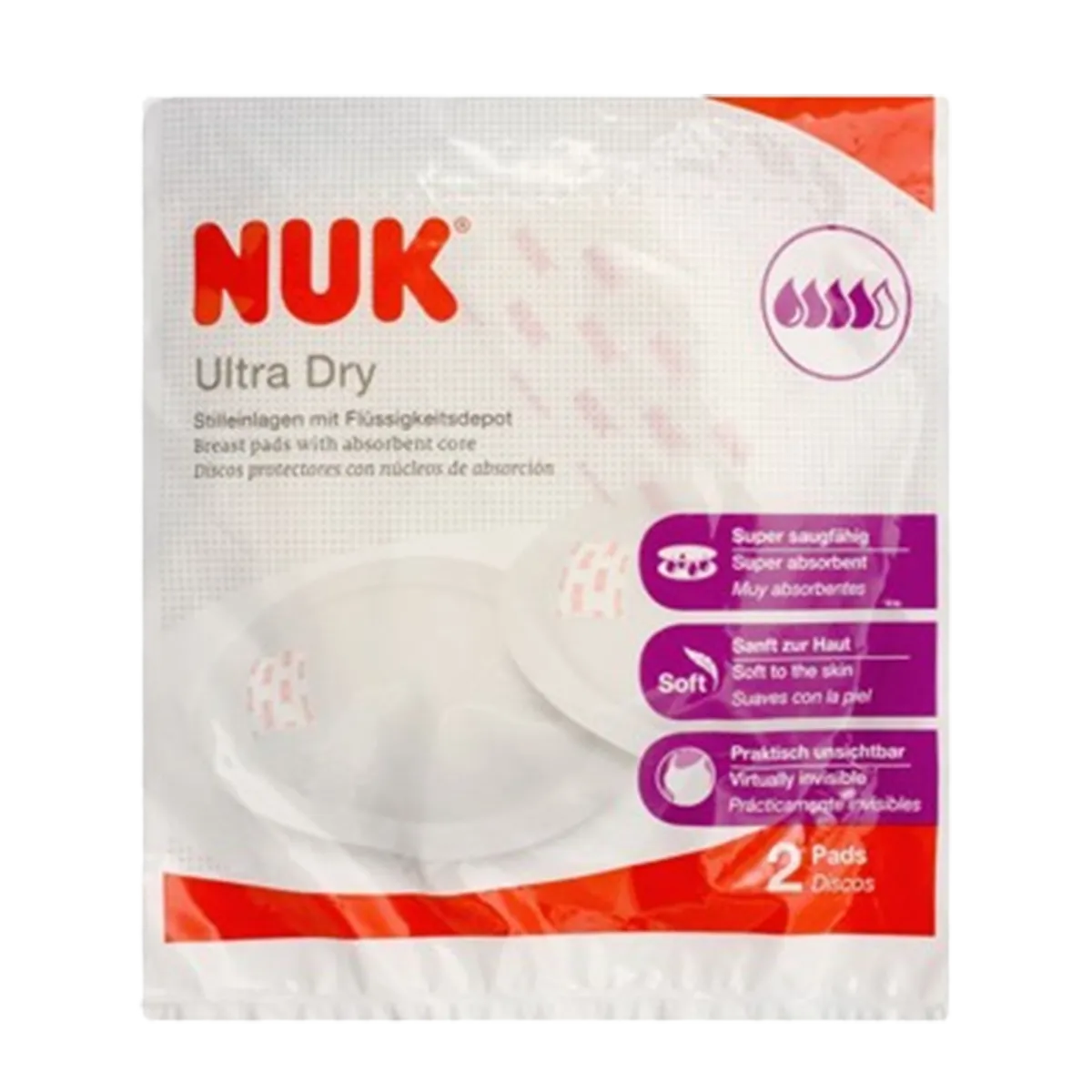 Nuk Ultra Dry Breast Pads 2 Pcs