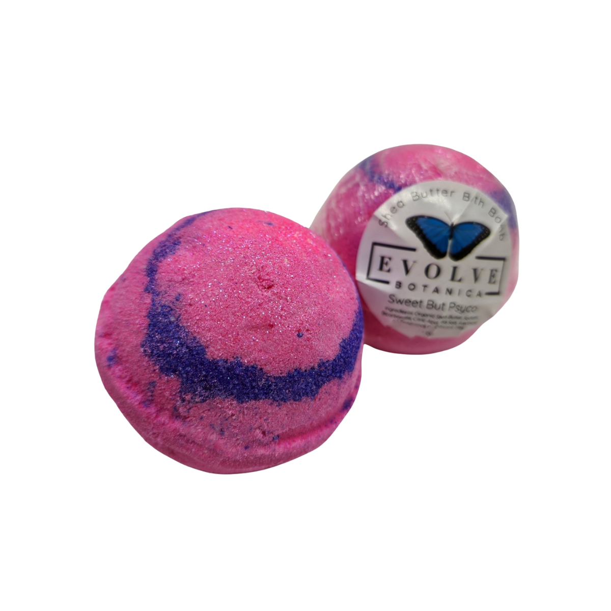 Evolve Botanica + Bath Bomb - Sweet but Psych (Seasonal - Valentines) + Case of 6 + 4.50 oz