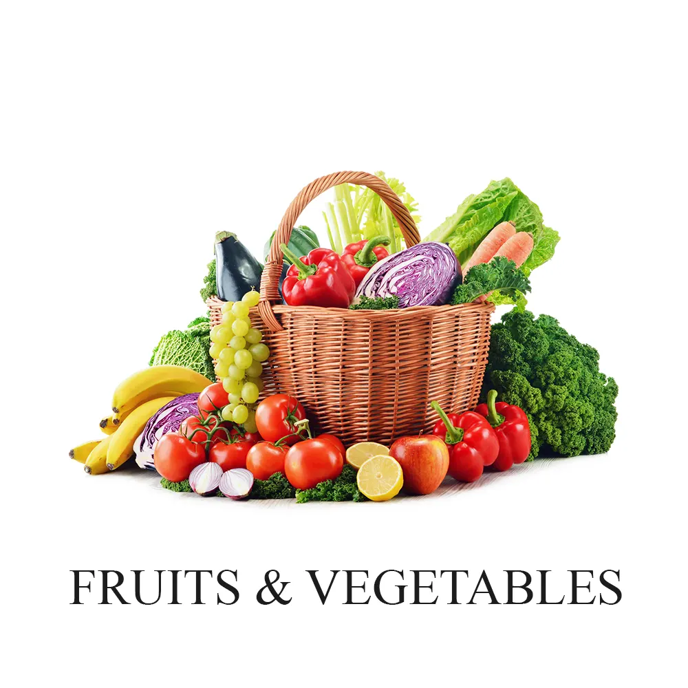 Fruits and Vegetables