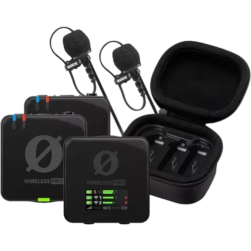 RØDE Wireless PRO Compact Wireless Microphone System  withTimecode, 32-bit Float On-board Recording & SC7 TRS