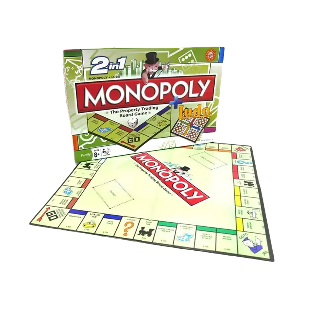 Monopoly 2in1 Game With Ludo
