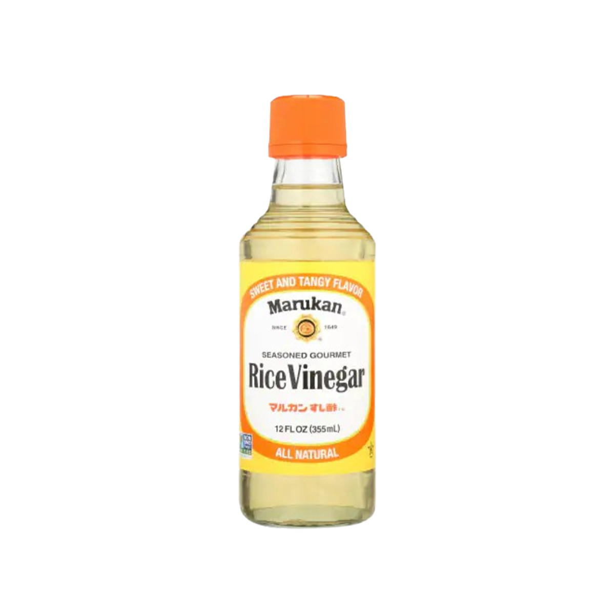 Marukan, Rice Vinegar Seasoned Gourmet Sweet & Tangy, Case Of 6, 12 fl oz
