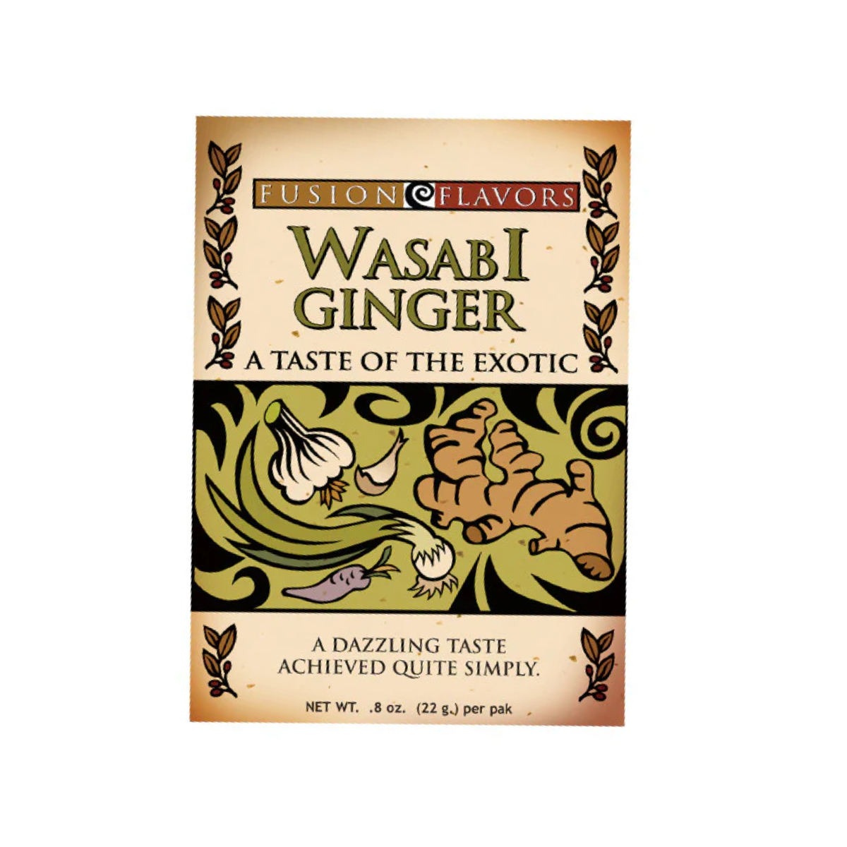 Fusion Flavors - Wasabi Ginger - Case of 12 - 0.8 oz