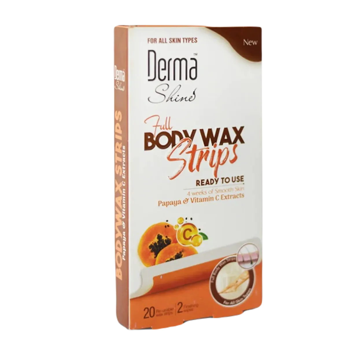 Derma Shine Wax Strips