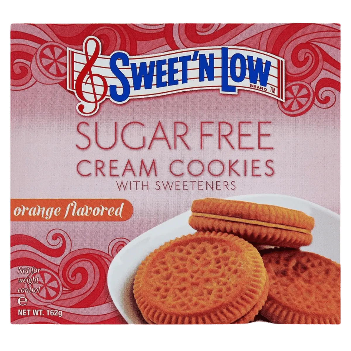 SweetN Low Sugar Free Cream Cookies Orange