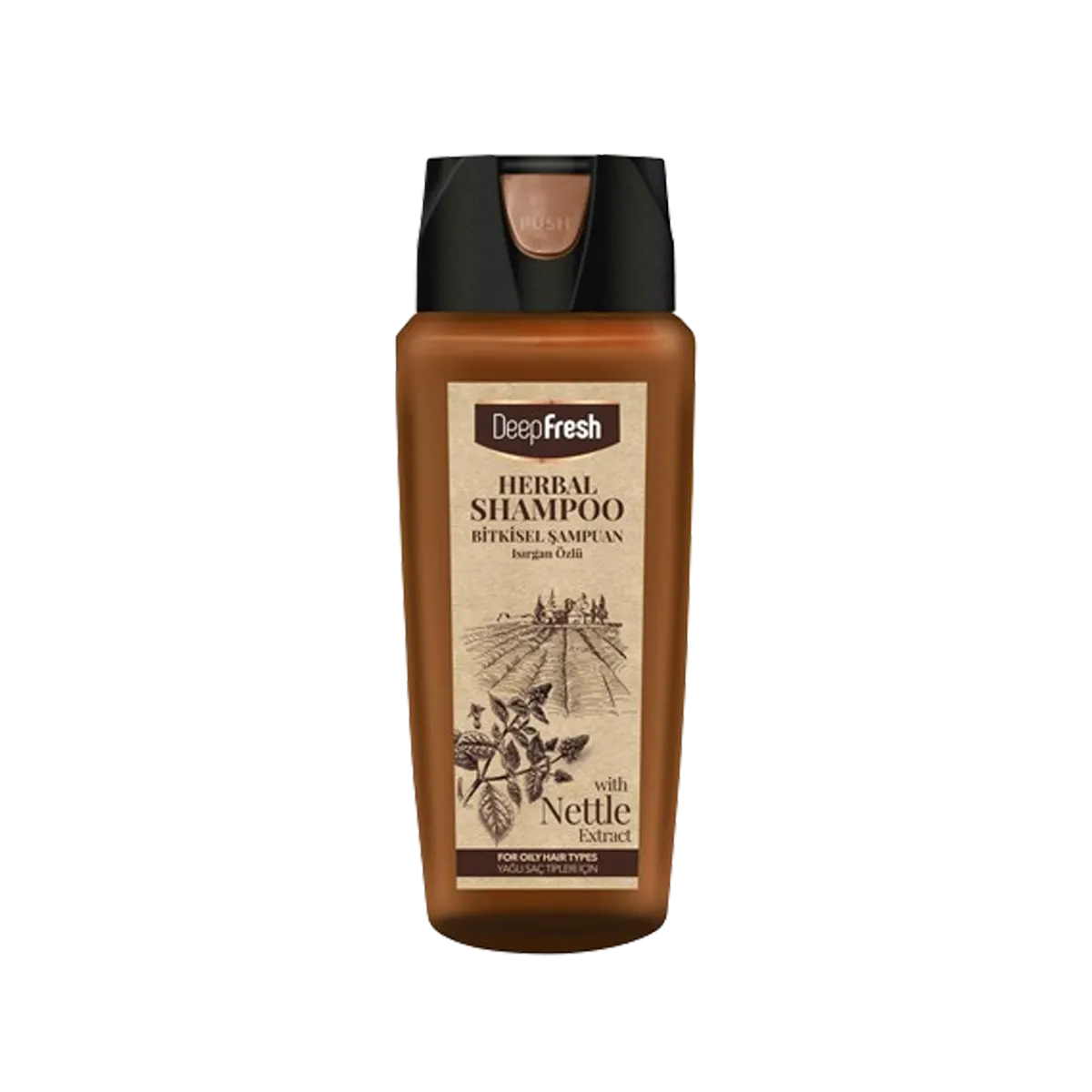 Deep Fresh Herbal Shampoo With Nettle Extract 500Ml