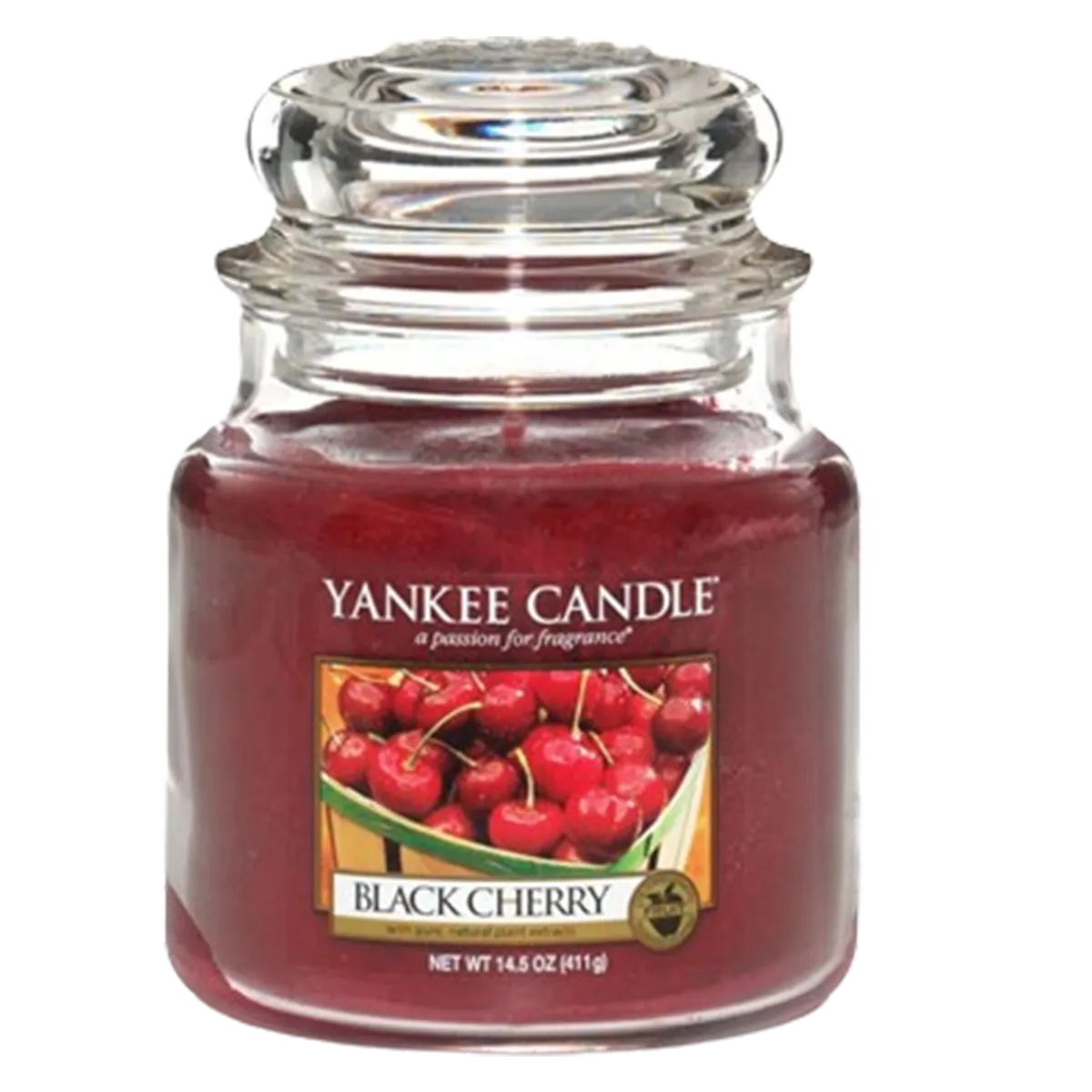 Yankee Candles Classic Medium Jar Black Cherry 411g