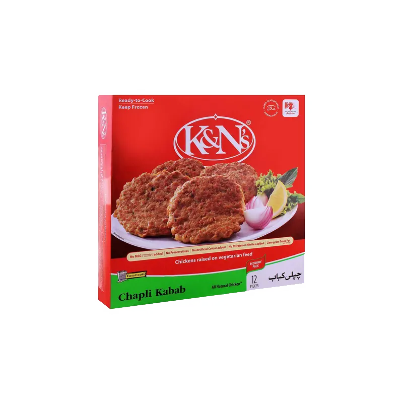 K&Ns Food Chapli Kabab E.P 900G