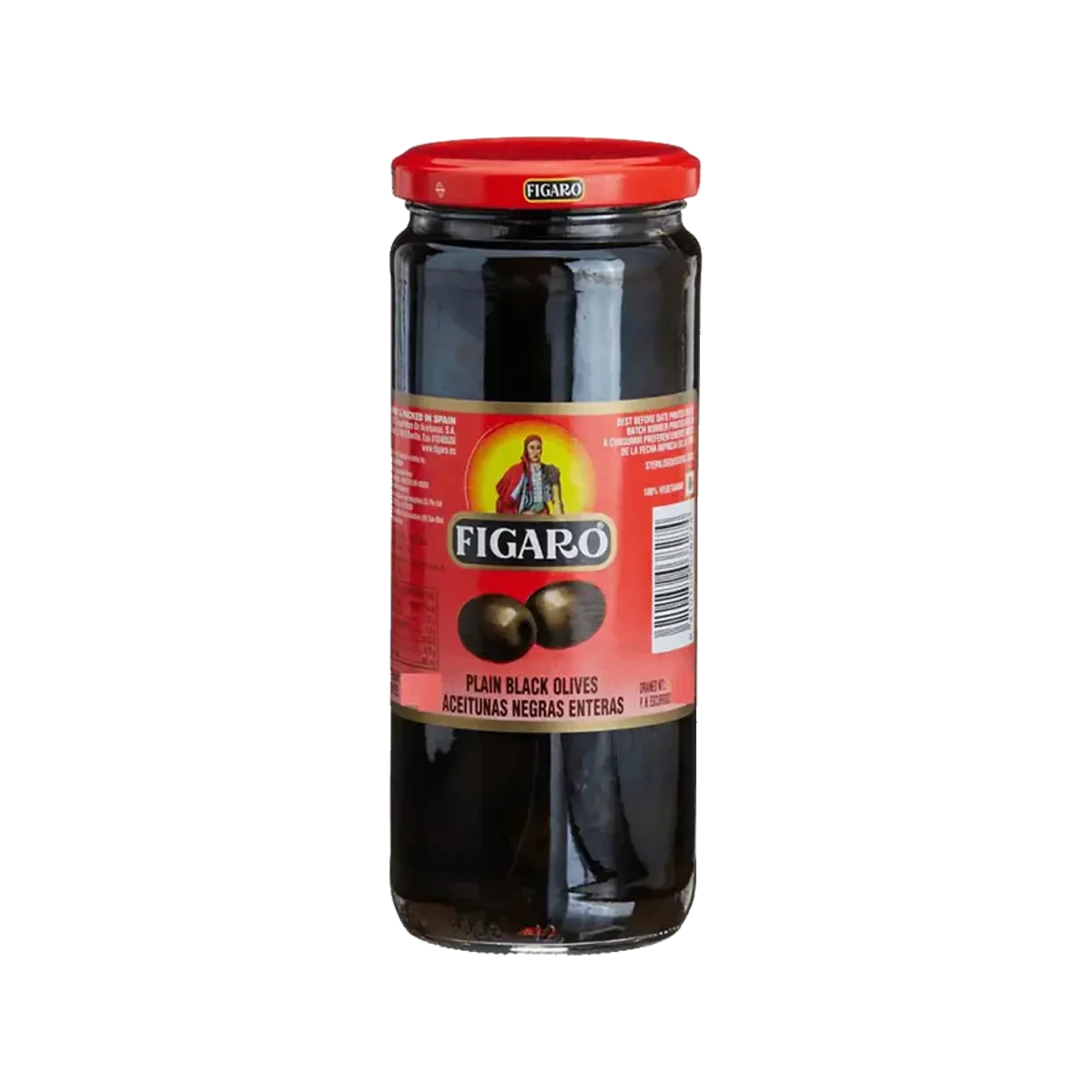 Figaro Black Olives Pitted 340g