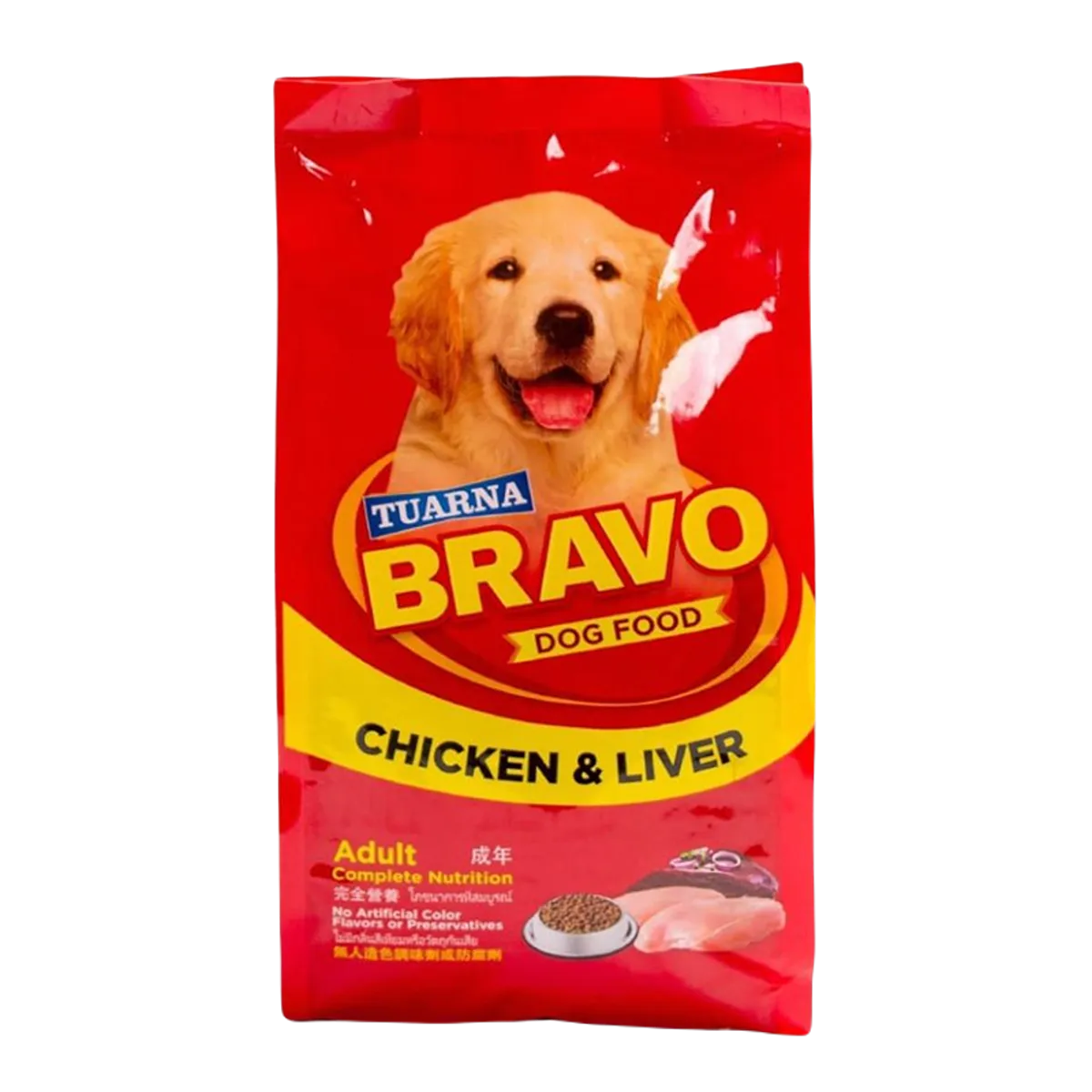 Tuarna Bravo Dog Food Chicken & Liver 1300g