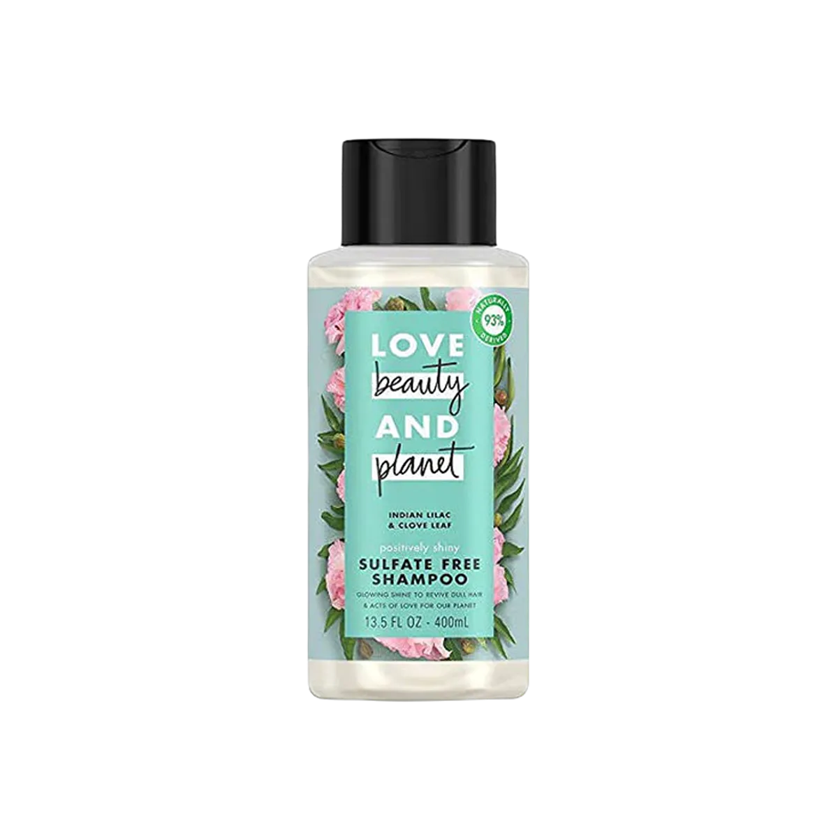Love Beauty Planet Positively Shiny Sulfate Free Shampoo 400 Ml