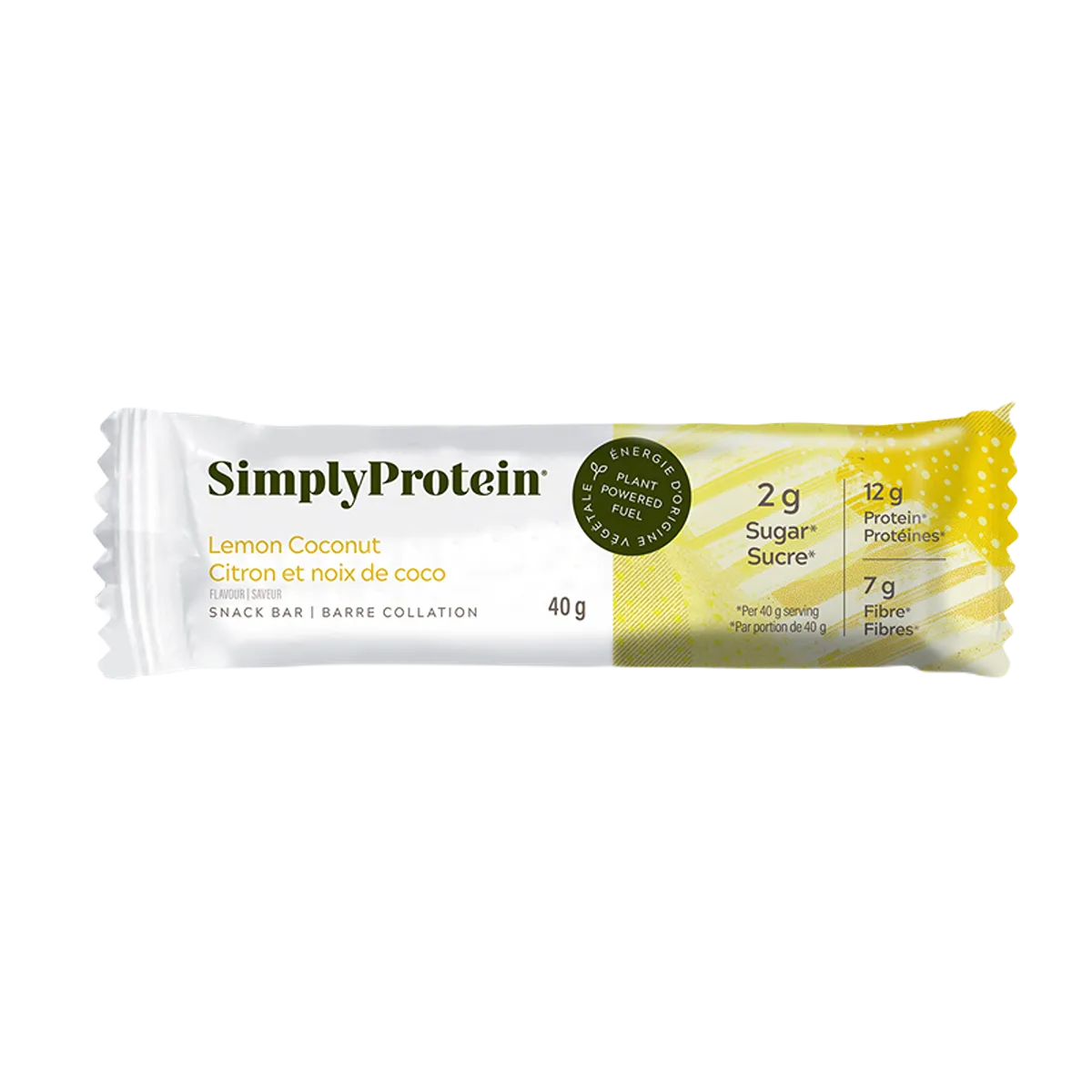 SimplyProtein Lemon Coconut Packaging of 40g