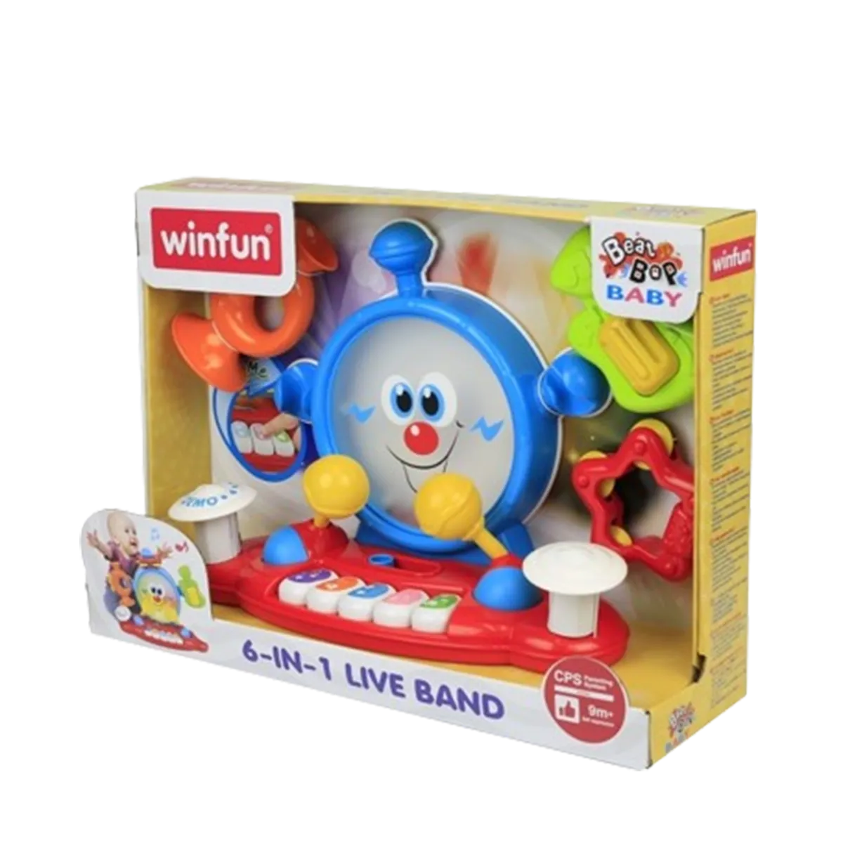 Winfun 6-In-1 Live Band Beat Bop Baby (002087)