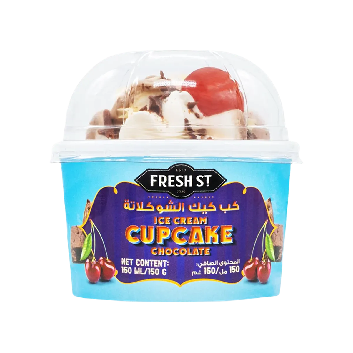 Fresh St Ice Cream Chocolate Cupcake 150ml