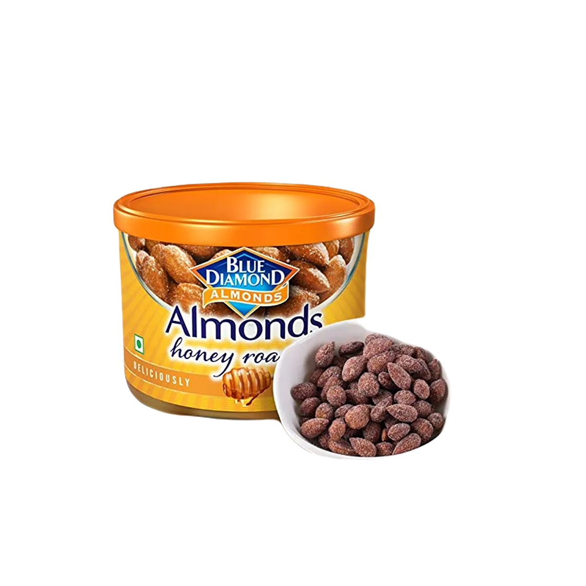 Blue Diamond Almonds Tin Honey Roasted 150g