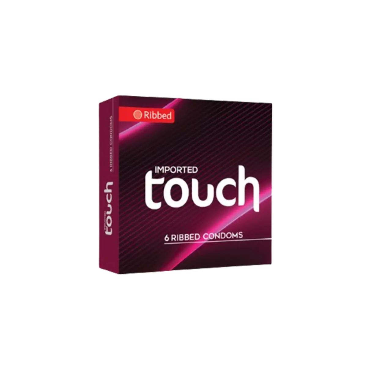 Touch Ribbed Condoms 5Pcs