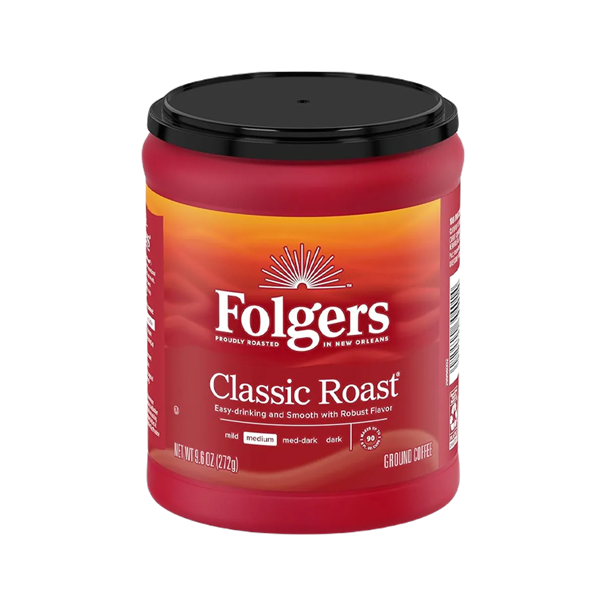 Folgers Classic Medium Roast Ground Coffee 272g