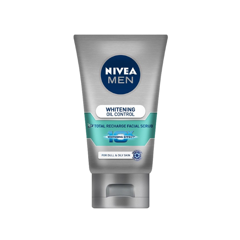 Nivea  Whitening Oil Control Total Recharge Facial Scrub