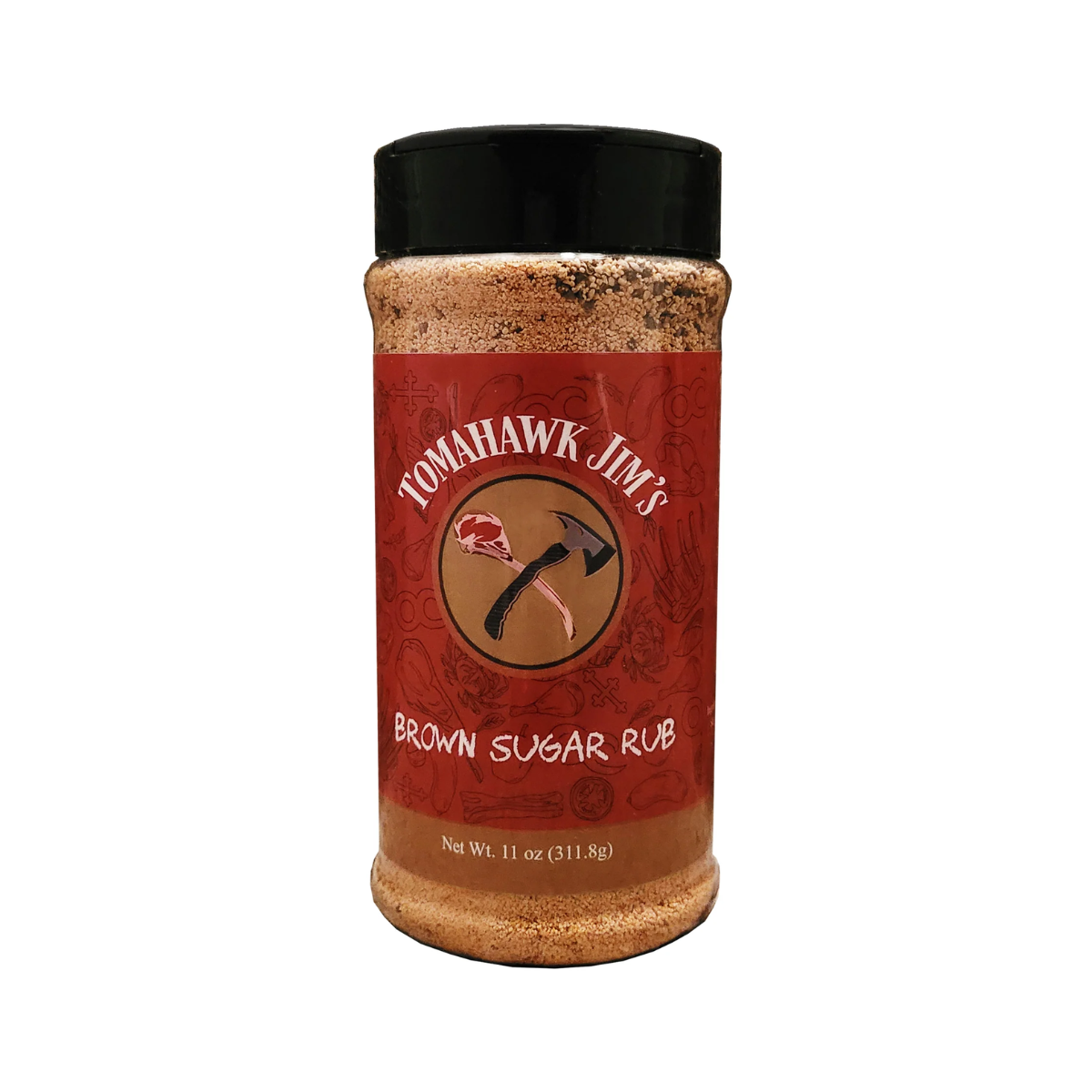 Tomahawk Jim's Seasoning - Brown Sugar Rub - Case of 12 - 11 oz