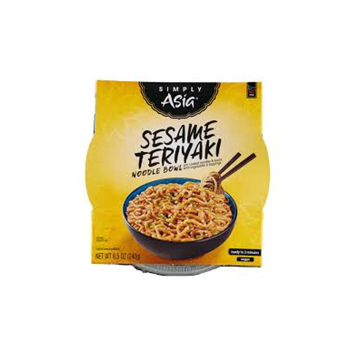 Simply Asia, Sesame Teriyaki Noodle Bowl, Case Of 6, 8.5 oz