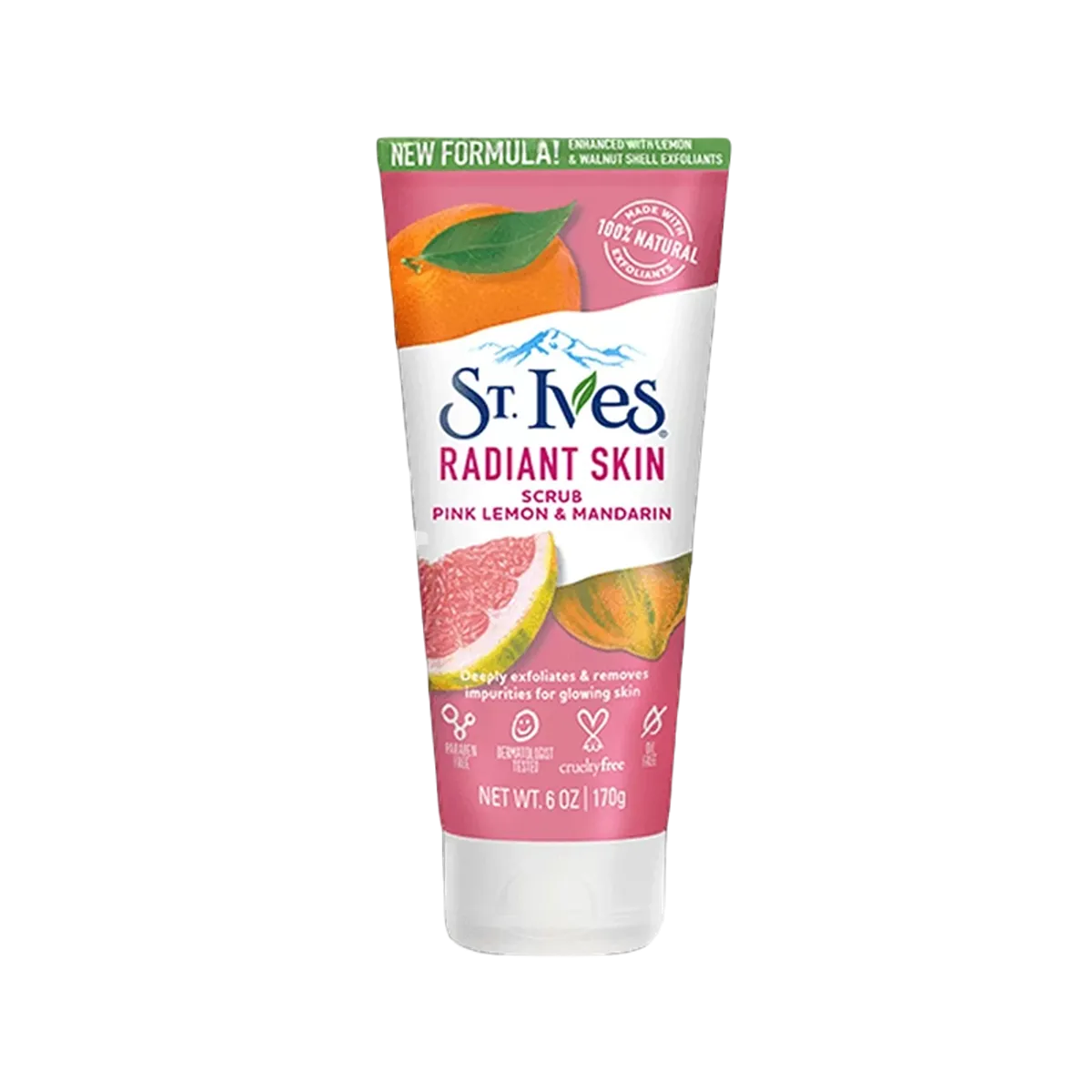 St Ives Even & Bright Pink Lemon & Mandarin Orange Scrub