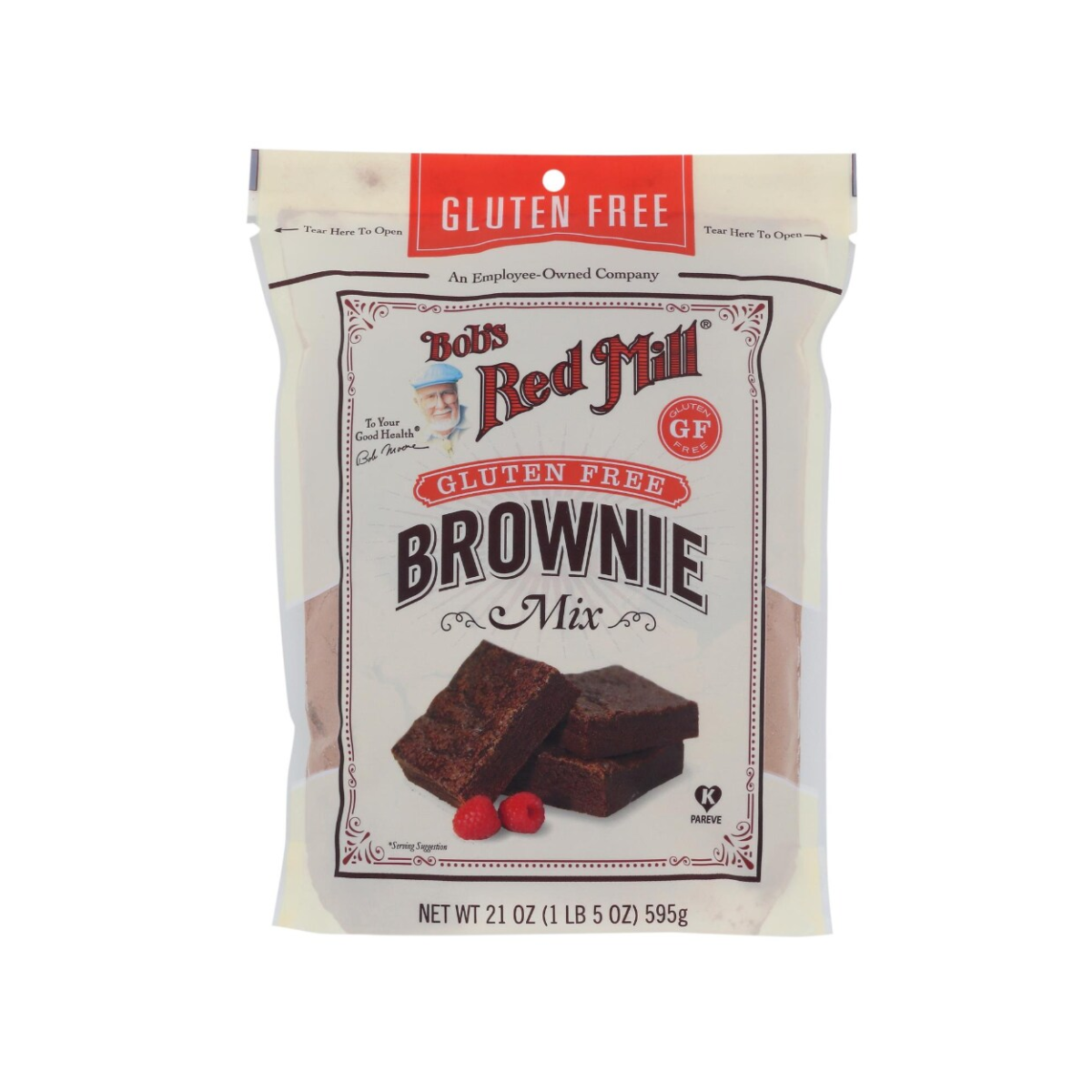 Bob's Red Mill, Brownie Mix Gluten Free, Case Of 4, 21 oz
