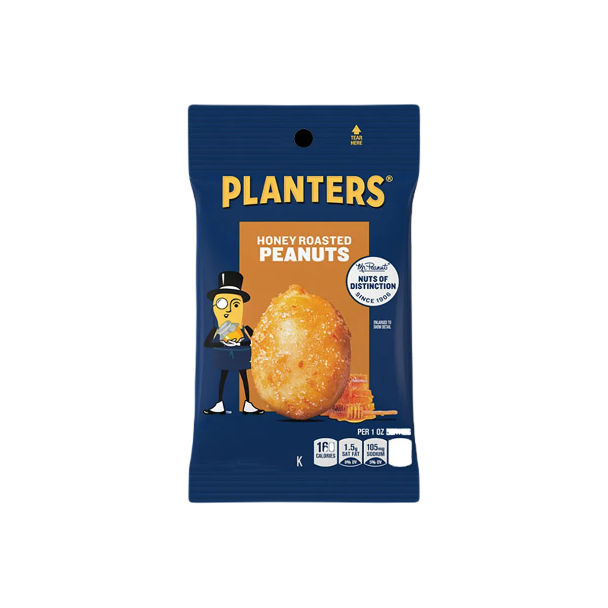 Planters Peanuts Honey Roasted 80g