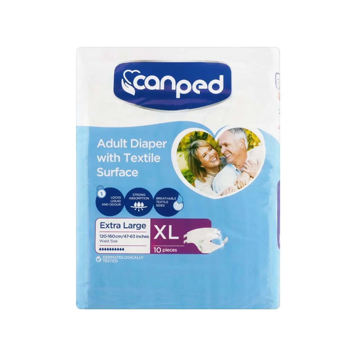 Canped Adult Daiper XL 10 Pcs