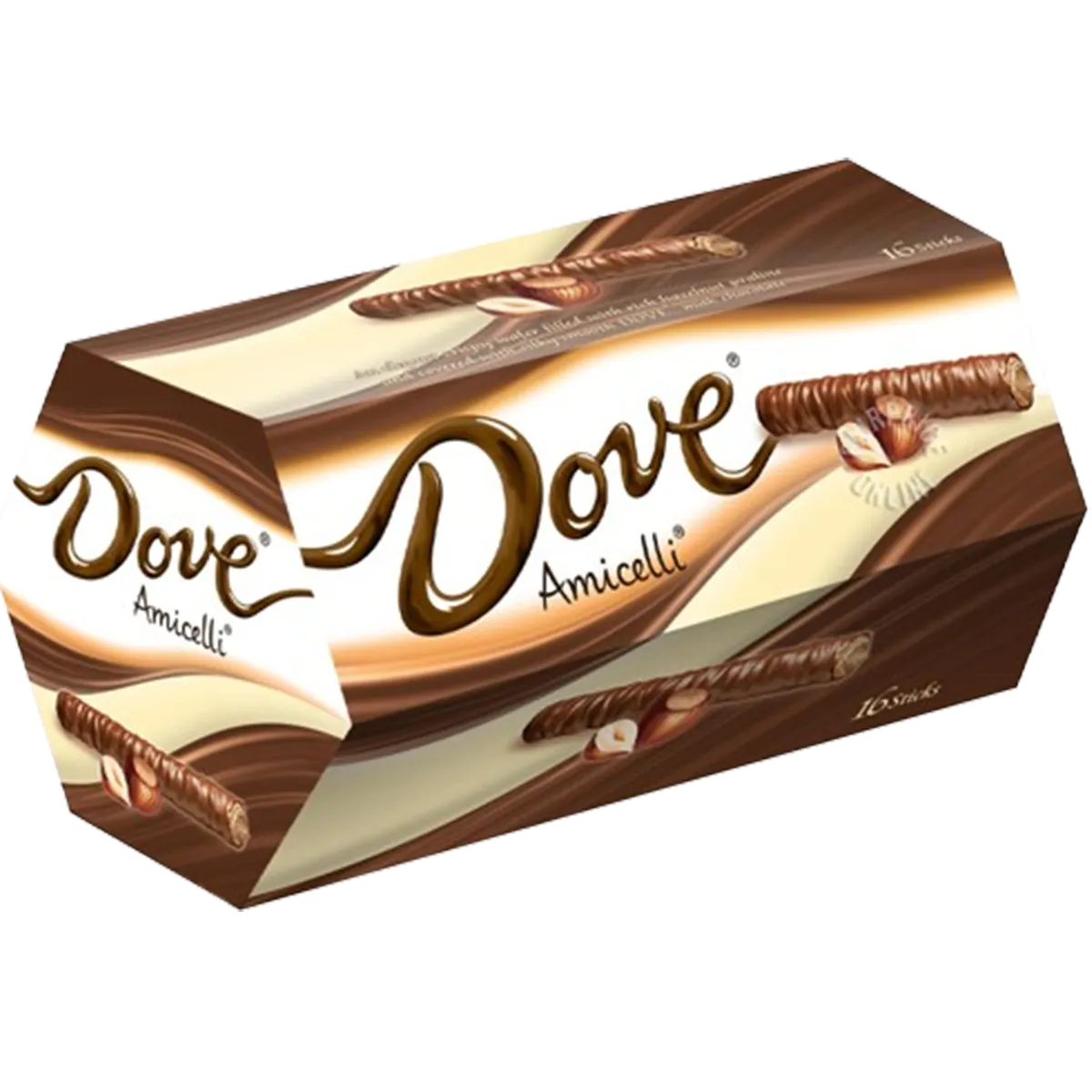 Dove Amicelli Chocolate 16 Sticks