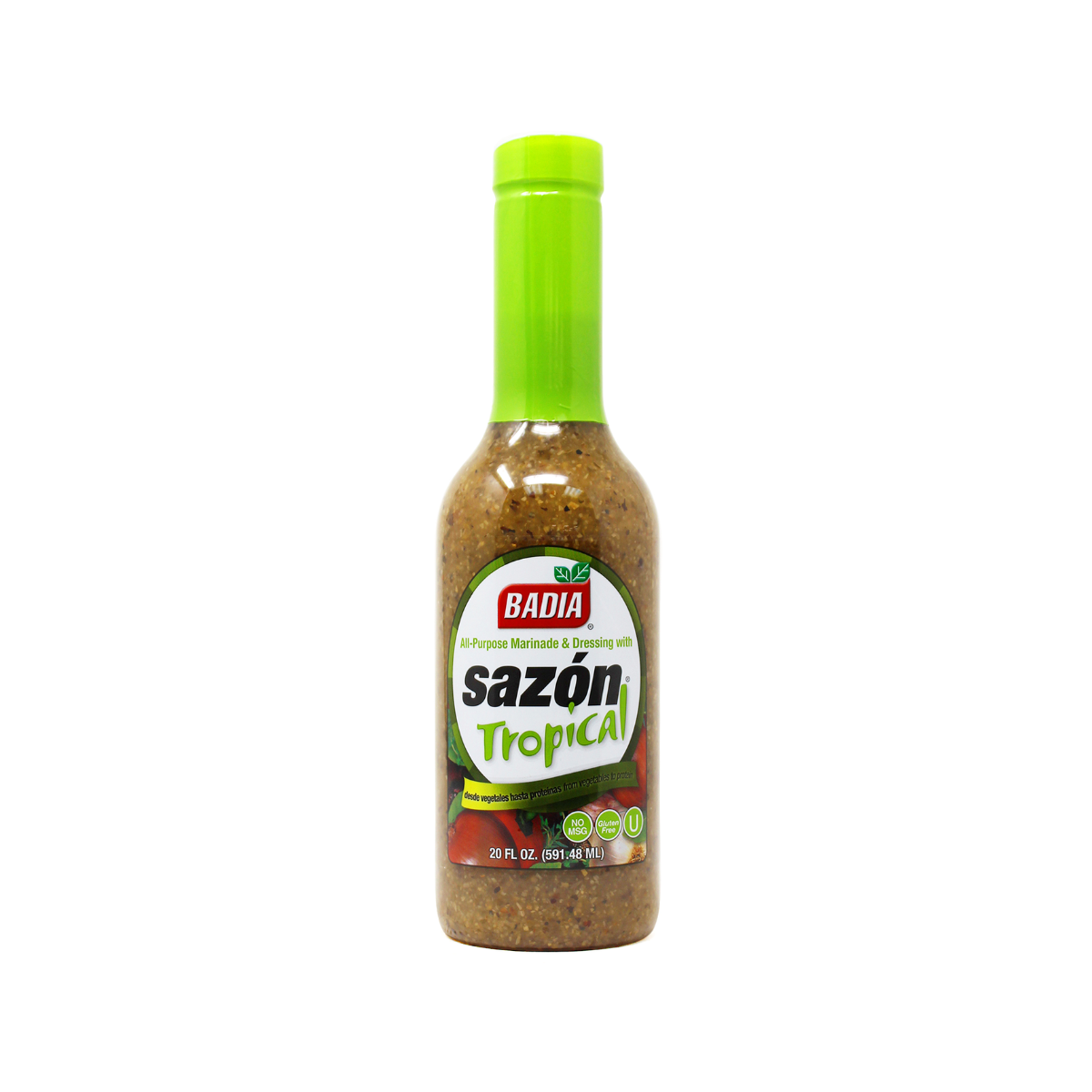 Badia Marinade & Dressing with Sazon Tropical, Case Of 6, 20 oz