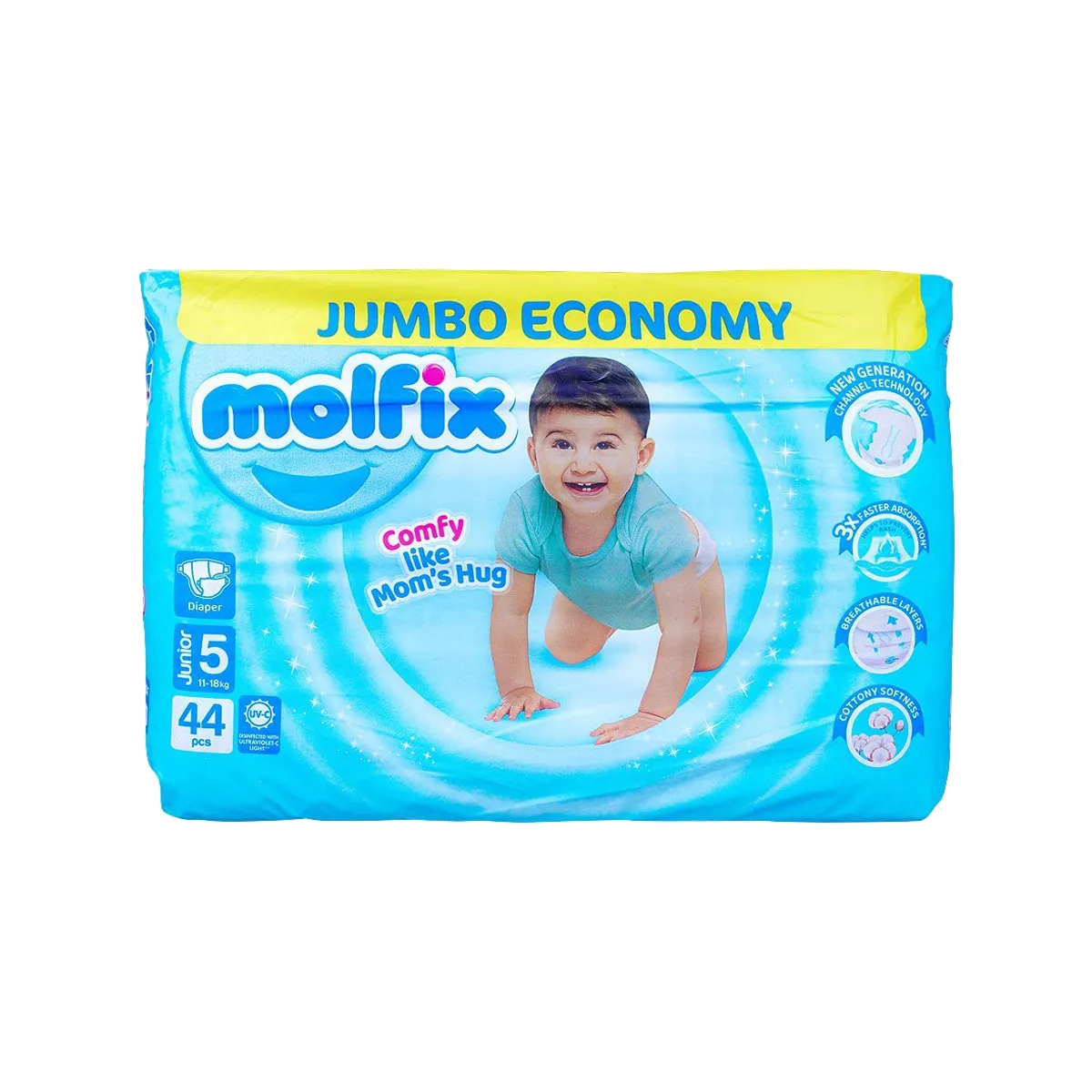 Molfix Jumbo Economy Diaper 44 Piecer Junior 5 11-18Kg